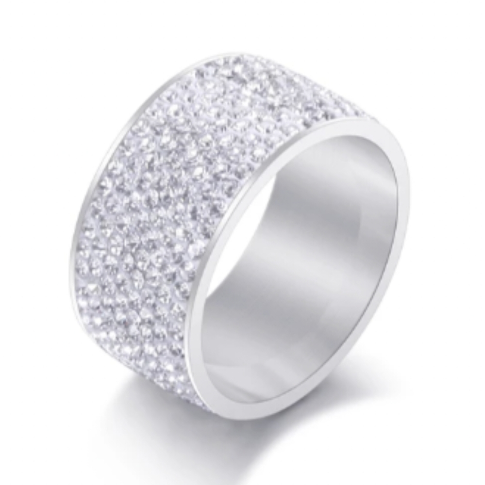 NEW Women's Diamond Crystal Ring size 10